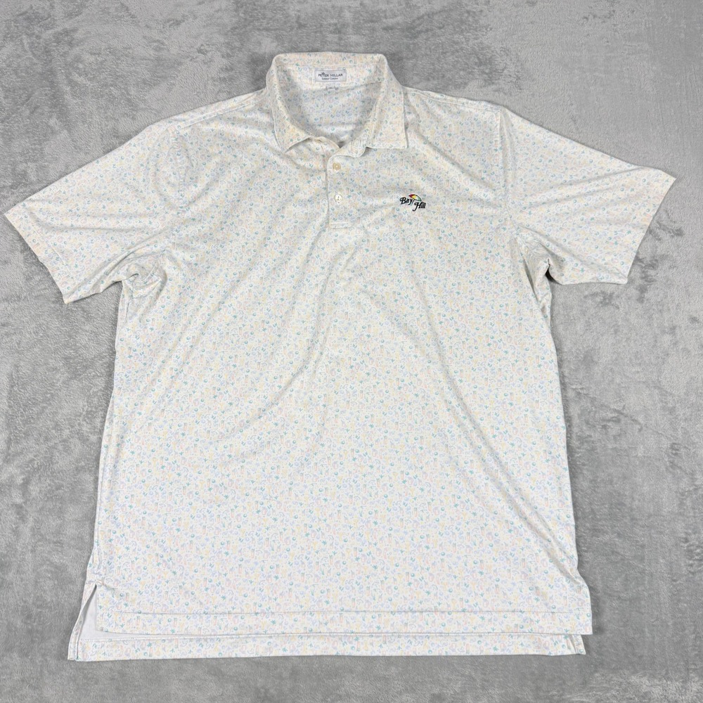 Peter Millar Mens XL Polo Bay Hill Golf Arnold Palmer AOP Summer Comfort XL